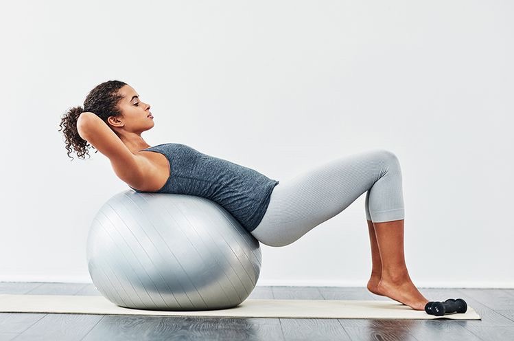 exercise ball workouts